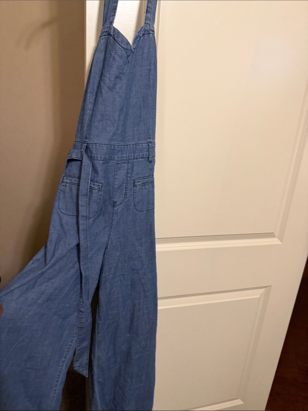 Light Blue Denim Romper